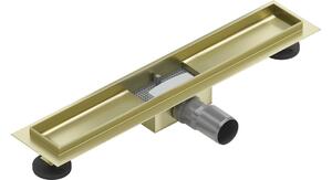 Mexen Flat ohišje za linearni odtok 50 cm, zlato brušeno - 1A15050