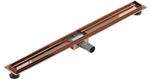 Mexen Flat korito za linearni odtok 90 cm, rožnato zlato - 1615090