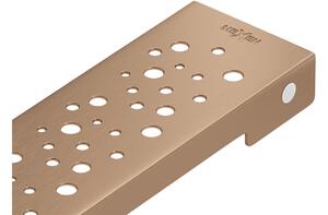 Mexen Flat M12 pokrovna plošča za linijsko kanaleto 50 cm, brušen baker - 1C21050
