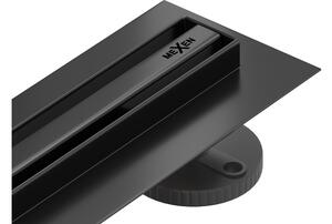 Mexen Flat 360° Slim vrtljivi linijski odtok 50 cm, črn - 1741050
