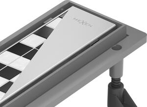 Mexen Flat Abs Ploski ABS linearni odtok 2v1 70 cm, inox - 1069070