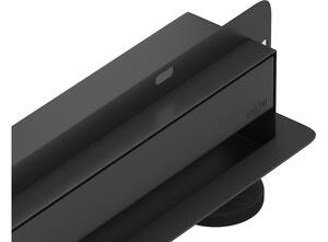 Mexen Flat Wall stenski linearni odtok 2v1 50 cm, črn - 1730050