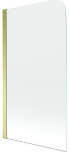 Mexen Felix tuš paravan 1-krilni 70 x 140 cm, prozoren, zlat - 890-070-001-50-00