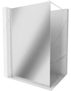 Mexen Kioto tuš stena Walk-in 100 x 200 cm, ogledalo 8 mm, bela - 800-10-101-20-50