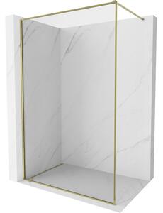Mexen Kioto-F tuš stena Walk-in z okvirjem 180 x 202 cm, prozorna 8 mm, zlata - 800-180-104-50-00