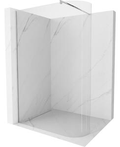 Mexen Kioto-R okrogla tuš stena Walk-in 100 x 200 cm, prozorna 8 mm, krom - 800-100-101-01-06