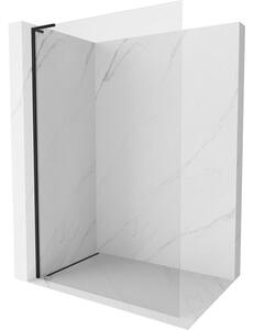 Mexen Kioto-X L tuš stena Walk-in 100 x 200 cm, prozorna 10 mm, črna - 800-100-107-70-00-X