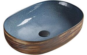Mexen Agota vgradni umivalnik 58 x 40 cm, moder - 22025866