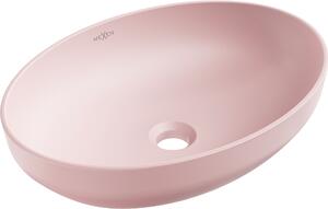 Mexen Cornelia umivalnik na pultu 50 x 37 cm, roza mat - 21885044