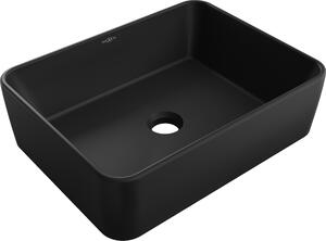 Mexen Catia vgradni umivalnik 48 x 37 cm, črna mat - 21314885
