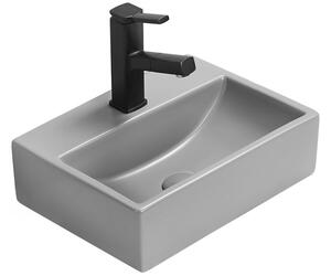 Mexen Mini nadpultni umivalnik 40 x 30 cm, svetlo siva mat - 21094061