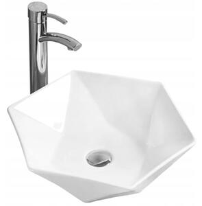 Mexen Mery umivalnik nad pultom 48 x 41 cm, bel - 21984800