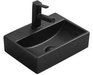 Mexen Mini umivalnik nadpultni 40 x 30 cm, črna mat - 21094085