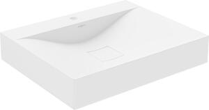 Mexen Poli nadvumna umivalnik iz konglomerata 1/O 60 x 48 cm, bel - 23026001