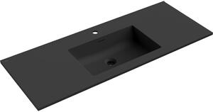 Mexen Otis vgradni umivalnik 121 x 46,5 cm, črna mat - 25181271