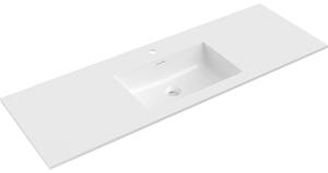 Mexen Otis umivalnik, vgrajen v pult 141 x 46,5 cm, bela sijaj - 25181400