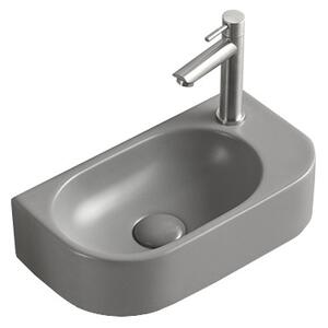 Mexen Viera umivalnik za pult levo 40 x 21 cm, svetlo siva mat - 21274061L