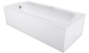 Mexen Vega pravokotna kopalna kad 120 x 70 cm z oblogo, bela - 55011207000X