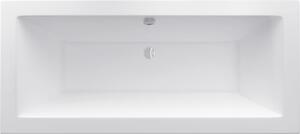 Mexen Cube pravokotna kad 160 x 70 cm, bela - 55051607000