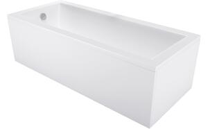 Mexen Cubik pravokotna kad 120 x 70 cm z ohišjem, bela - 55031207000X