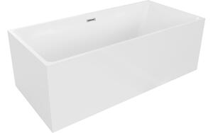 Mexen Nita prostoječa kad 170 x 80 cm, bela, preliv krom - 52091708000-01