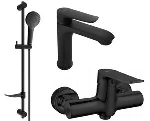 Mexen Pecos DF05 set za prhanje, črn - 72704DF05-70