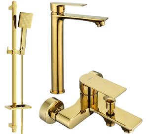 Mexen Royo DQ45 set za kad, zlata - 72213DQ45-50