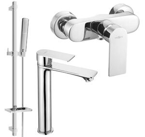 Mexen Royo DQ72 tuš set, krom - 72214DQ72-00
