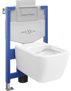 Mexen Margo podometni WC komplet Fenix XS-U s WC školjko, beli sijaj - 6853342XX00