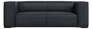 Temno modra usnjena sedežna garnitura 212 cm Madame – Windsor & Co Sofas