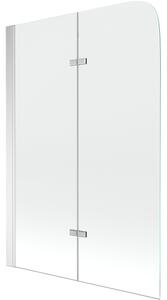 Mexen Felix delična tuš stena 2-krilna 80 x 140 cm, prozorna, krom - 890-080-002-01-00