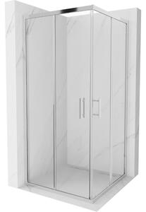 Mexen Rio kvadratna tuš kabina 90 x 90 cm, prozorna, kromirana - 860-090-090-01-00