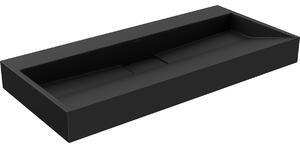 Mexen Ava pultna umivalnik z umetnega kamna B/O 100 x 46 cm, črna - 23011070