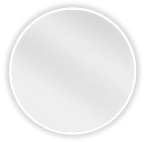 Mexen Loft okroglo kopalniško ogledalo 30 cm, bel okvir - 9850-030-030-000-20