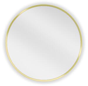 Mexen Loft okroglo kopalniško ogledalo 30 cm, zlati okvir - 9850-030-030-000-50