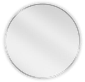 Mexen Loft okroglo kopalniško ogledalo 60 cm, inox okvir - 9850-060-060-000-10