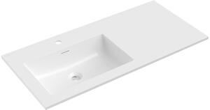 Mexen Otis vgrajna umivalnik leva 101 x 46,5 cm, bel sijaj - 25181000L
