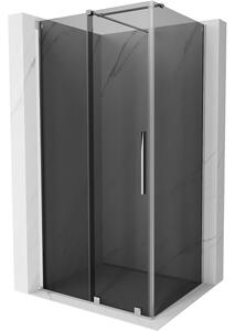 Mexen Velar drsna tuš kabina 100 x 85 cm, grafit, krom - 871-100-085-41-01