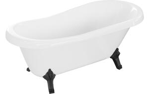 Mexen Retro prostoječe kopalna kad 150 x 73 cm, bela, črne noge - 53251507300-70