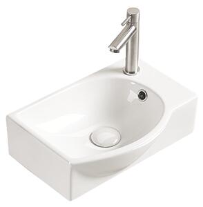 Mexen Mista umyvalnik na pultu levi 40 x 28 cm, bel - 22174000L