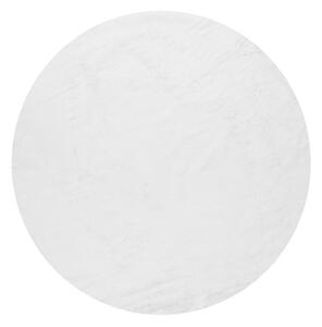 Bela pralna okrogla preproga ø 100 cm Pelush White – Mila Home