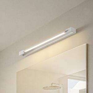 Arcchio LED stenska svetilka Jora, 60 cm, bela, vrtljiva, IP44, Bela, Kopalnica, Aluminij, Sodobni