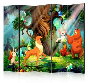Artgeist Paravan Bear And Friends I, 5-Delni, Dvostranski