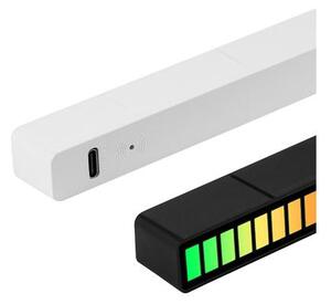 LED RGB aku. dekorativni stolpec USB - glasbeno delovanje 18cm