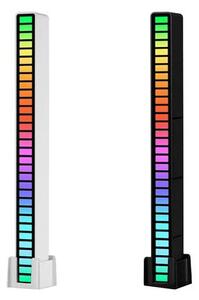 LED RGB aku. dekorativni stolpec USB - glasbeno delovanje 18cm