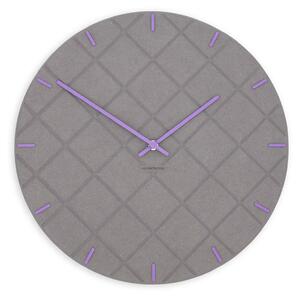 Stenska ura Luxhora Mosaida Light Grey 11 barv kazalcev