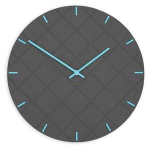 Stenska ura Luxhora Mosaida Black 11 barv kazalcev