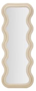 Stensko ogledalo Emily Cream Velvet
