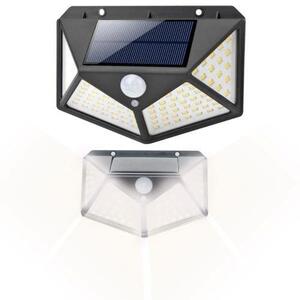 100 LED SMD solarna stenska svetilka s PIR sezorjem gibanja