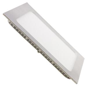 18W vgradni LED panel 4000K pravokotni srebrni